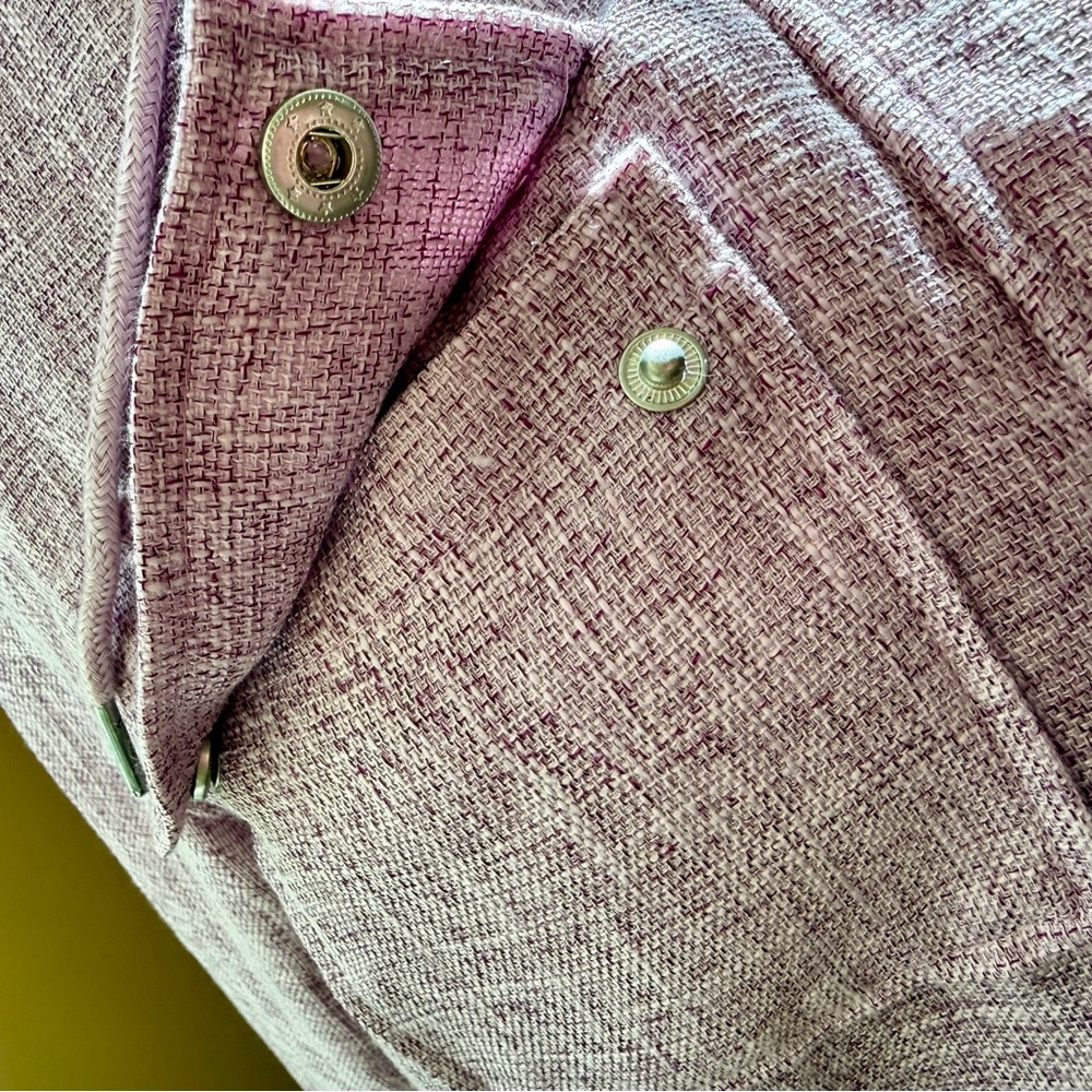 Cropped Lilac Zip-Front Jacket - image 7